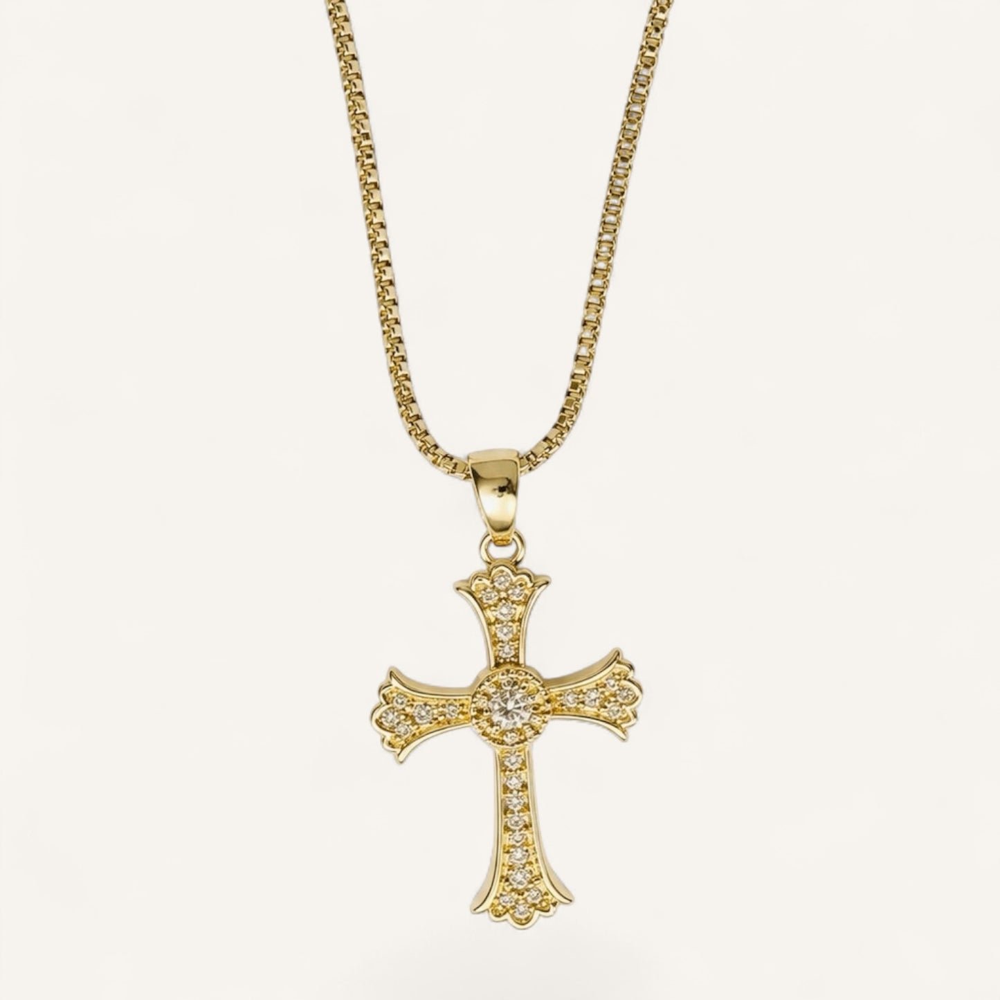 Aurelia Sancta Cross Necklace