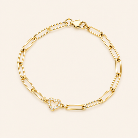 Lumière Heart Bracelet