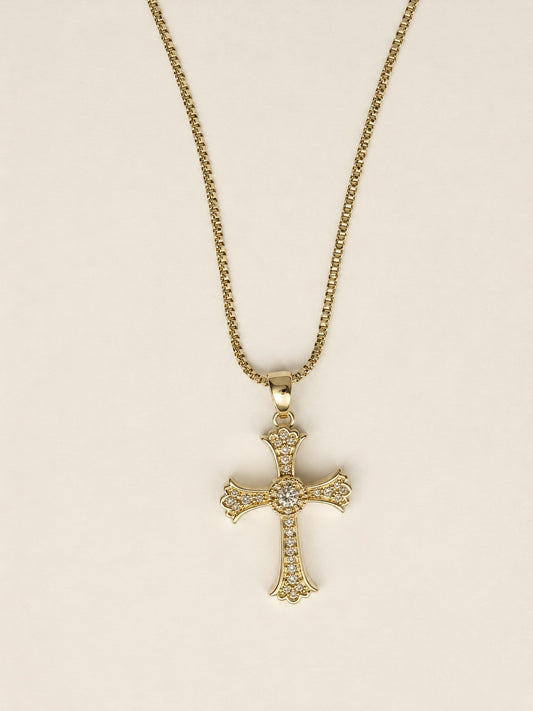 Aurelia Sancta Cross Necklace