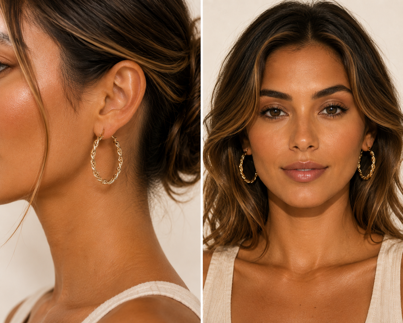 Liora Twist Hoop Earrings