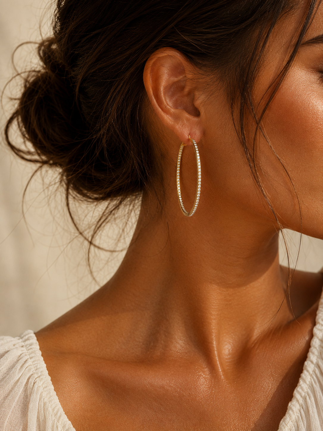 Sirena Glow Hoop Earrings