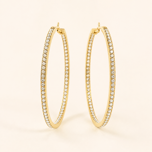 Sirena Glow Hoop Earrings