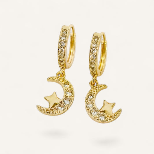 Celestia Moon Earrings