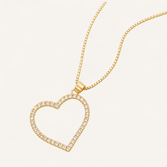 Pavé Heart Necklace